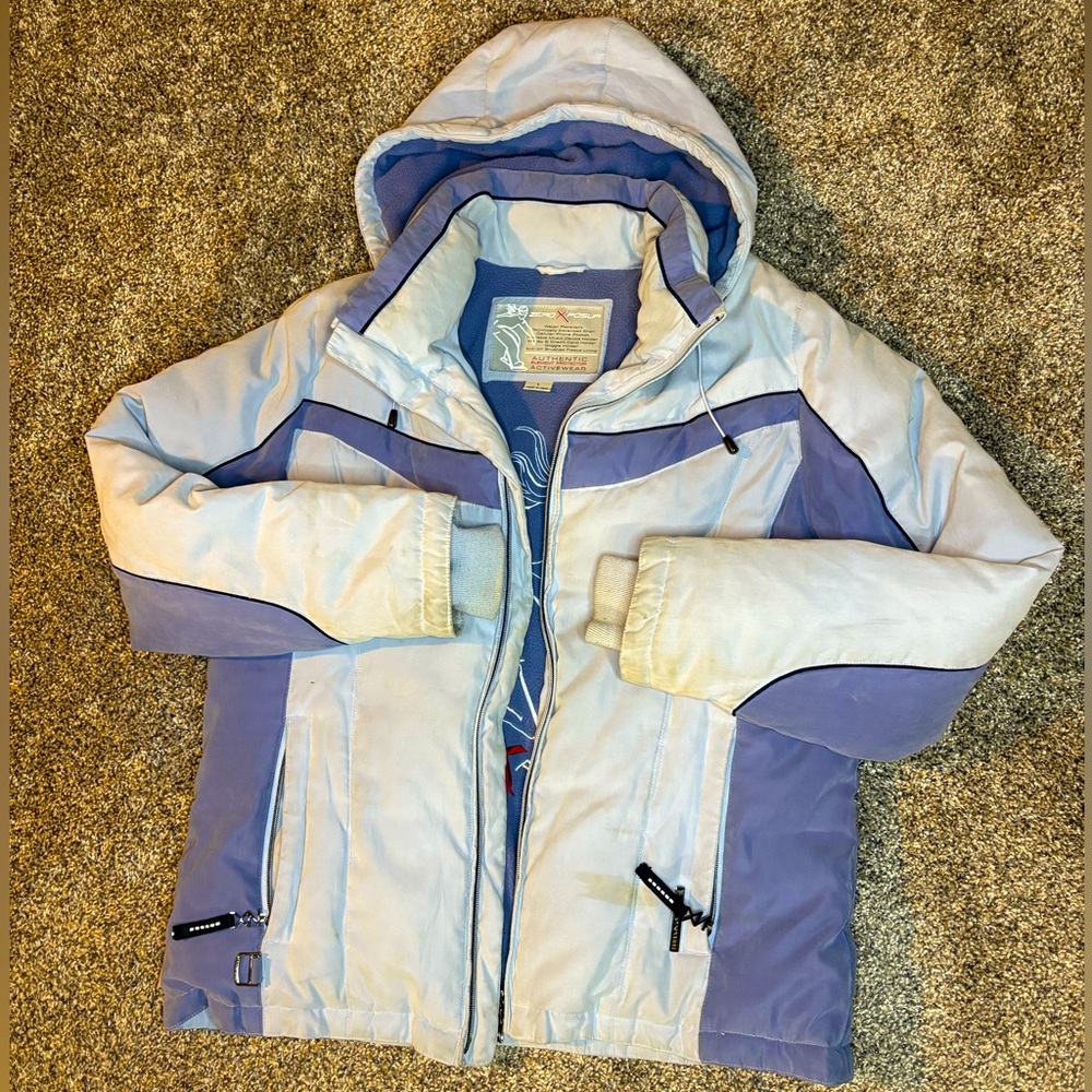Womens/Junior Large Snow Jacket Purple